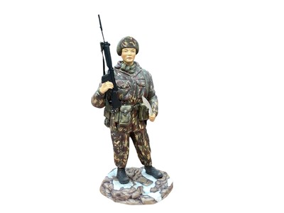 Lot 1049 - Ashmor limited edition figure - Soldier of the 1st Battalion 7th Regiment of the Duke of Edinburgh's Own Gurkha Rifles, boxed