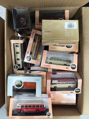 Lot 2012 - Oxford OO Gauge diecast vehicles, in Perspex boxes, approx. 110 (4 boxes)