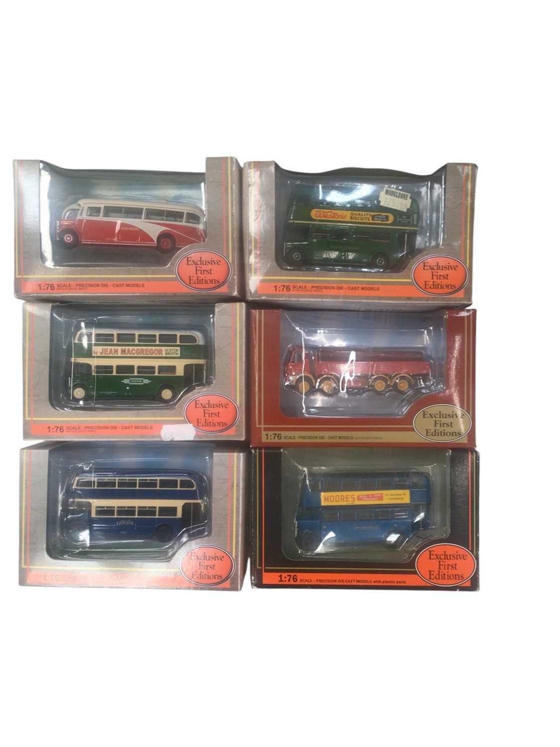 Lot 2013 - EFE diecast buses & vehicles, boxed approx. 100 (4 boxes)