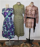 Lot 3090 - Selection of ladies' vintage dresses and tops -...