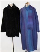 Lot 3091 - Irish tweed coat - long-length, size medium,...