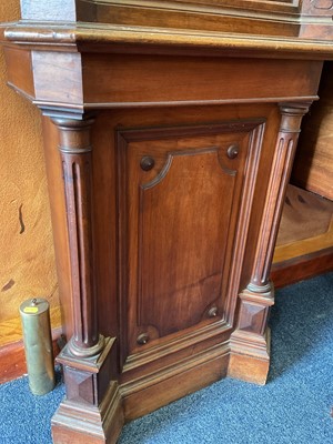 Lot 605 - Interesting late 19th century Vienna longcase regulator clock with single weight and pendulum, month movement