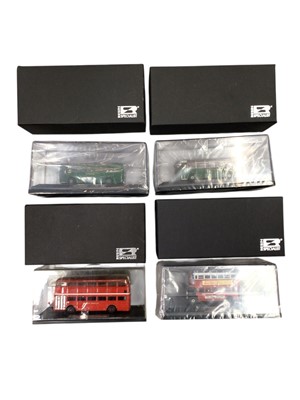 Lot 2022 - Resin Specialist OO Gauge London Transport Routemaster FRM1 R/S-76605 & AEC Regal IV Private Hire Coach RS-76646 and Green Line AEC Regal IV Private Hire Coach RS-76647 & Thomas Tiling A...