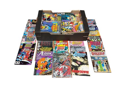 Lot 2851 - DC Comics, large group of mostly 1980's and 1990's. To include Justice League, Action comics weekly, Legion, the Doom Patrol and many others. Approximately 220 comics.