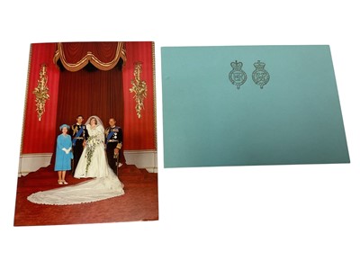 Lot 34 - H.M. Queen Elizabeth II and H.R.H. The Duke of Edinburgh, two signed Christmas cards for 1980 and 1981, both with colour photographs including the 1981 Royal Wedding (2)