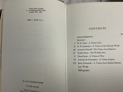 Lot 1396 - Elizabeth Jennings group of publications, including many with signed inscriptions