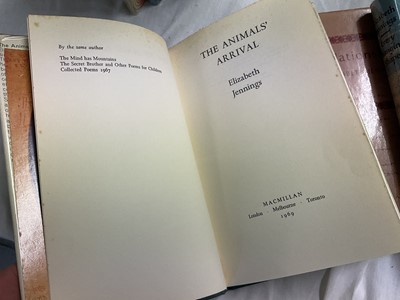 Lot 1396 - Elizabeth Jennings group of publications, including many with signed inscriptions