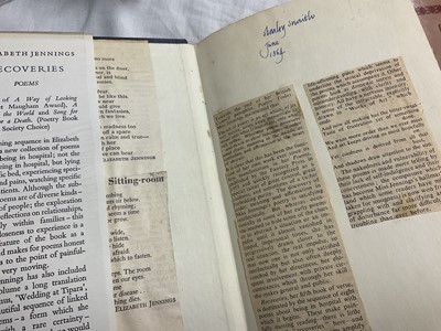 Lot 1396 - Elizabeth Jennings group of publications, including many with signed inscriptions