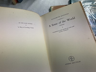 Lot 1396 - Elizabeth Jennings group of publications, including many with signed inscriptions