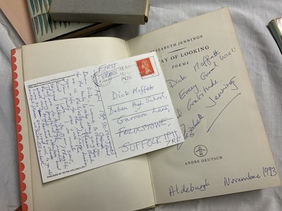 Lot 1396 - Elizabeth Jennings group of publications, including many with signed inscriptions