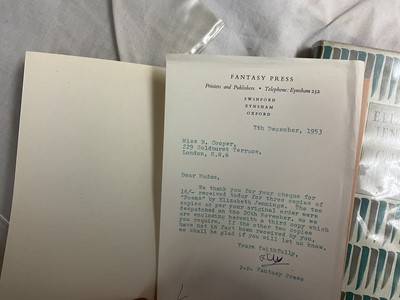 Lot 1396 - Elizabeth Jennings group of publications, including many with signed inscriptions
