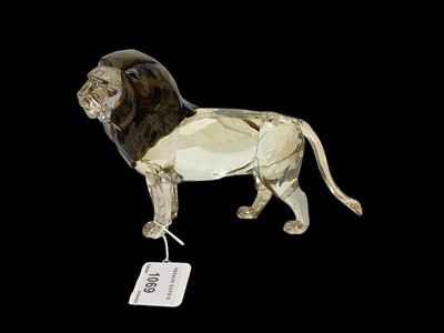Lot 1069 - Swarovski Crystal annual edition 2016 - Lion Akili, boxed
