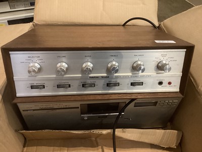 Lot 257 - Large collection of audio and hifi equipment, including Technics, Denon, Aiwa, etc