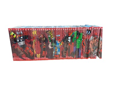 Lot 2870 - Marvel & Hachette Partworks 2018, The All Killer, No Filler Deadpool graphic novel collection (not complete set) 43 novels in lot