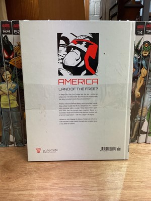 Lot 2873 - Judge Dredd the mega collection graphic novels by Hachette Partworks. Incomplete run from issues #1 - #90, missing issues #15, #37, #40, #67, and 70. Mostly sealed and one duplicate. Approximate...