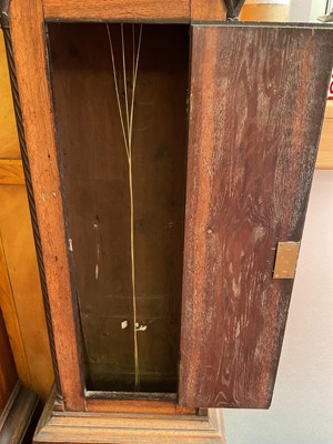 Lot 603 - Early 19th century 8-day oak longcase clock by Walter Galloway of Kilbirnie