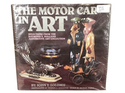 Lot 2178 - Unusual early 20th century continental bisque porcelain trinket box "Monsieur et Madam Pussy" modelled as two cats driving an Edwardian car. N.B. See page 155, The Motor Car in Art by John J. Zo...