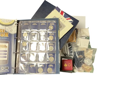Lot 512 - World - Mixed coinage to include silver proof's Canada $20 2014 (N.B. Cased with Certificate of Authenticity), Cook Islands $5 commemorating 'The Royal Line of Sucession' 2013 (N.B. Cased with C...