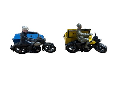 Lot 1686 - Morestone Series AA Scout Patrol & RAC Patrol, plus other motorcycle related diecast (1 box)