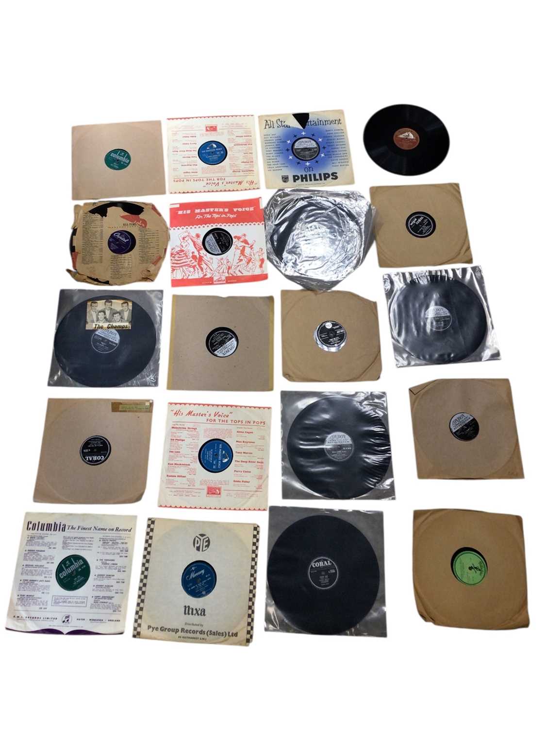 Lot 2247 - Box of 78's including Miles Davis All-Stars, The Crickets, Boy Bennett and The Rockets, Little Richard, Elvis Presley, Jerry Lee Lewis, Fats Domino, etc