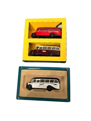 Lot 1695 - Corgi Limited Edition Vintage Coaches, Eddie Stobbart lorries and Volvo transporters (1 box)
