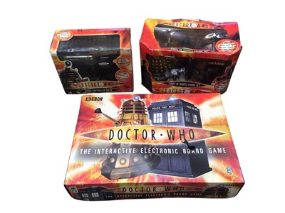 Lot 2033 - Large collection of Doctor Who related items, to include board games, and others, small group of Star Trek also included