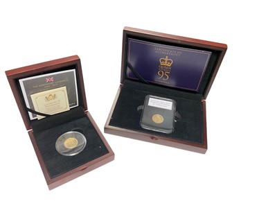 Lot 518 - Jersey - Two 9ct gold proof Pennies