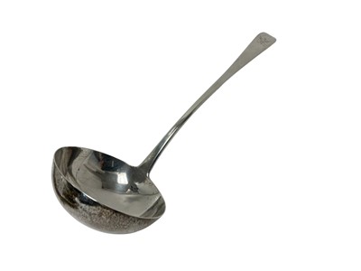 Lot 579 - Irish silver ladle