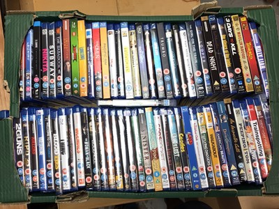 Lot 2261 - Six boxes of Blueray DVDs with various genres mostly films