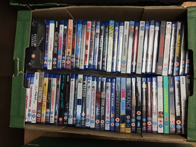 Lot 2261 - Six boxes of Blueray DVDs with various genres mostly films