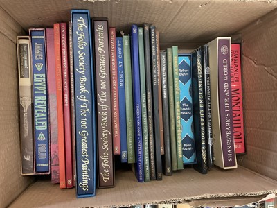 Lot 1466 - An extensive collection of Folio society books, three boxes