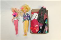 Lot 2759 - Dolls - two Jem teenage dolls with a selection...