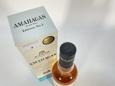 Lot 3 - One bottle, Japanese whiskey, Amahagan World Malt, Edition No. 3, boxed