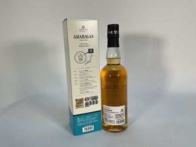 Lot 3 - One bottle, Japanese whiskey, Amahagan World Malt, Edition No. 3, boxed