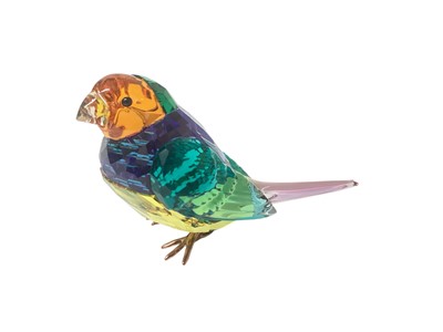 Lot 1088 - Swarovski Crystal SCS 2004 - Gouldian Finch, boxed