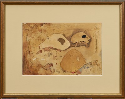 Lot 855 - *Arthur Lett-Haines (1894-1978) pencil, ink and watercolour - Humbles II, signed and indistinctly dated, 17cm x 26cm, in glazed frame