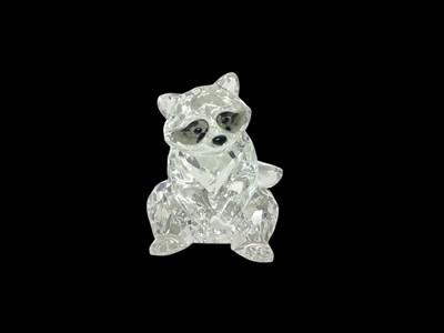 Lot 1093 - Swarovski Crystal model - Racoon, boxed