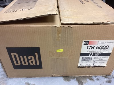 Lot 2267 - Dual CS 5000 turntable in original box