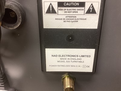 Lot 2269 - NAD 533 turntable in original box