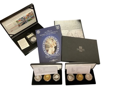 Lot 524 - World - Mixed proof coin sets to include Tristian Da Cunha '80th Anniversary of Battle of Britain' 2020 three coin silver set, Alderney 'The 80th Anniversary of Dunkirk' 2020 three coin silver s...