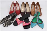 Lot 3121 - Ladies' vintage shoe selection - including...