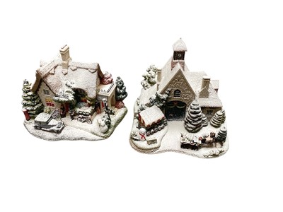 Lot 1124 - Small group of Lilliput Lane models and other ceramics.