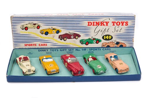Lot 2791 - Dinky Sports Carss Gift Set 149, in original box
