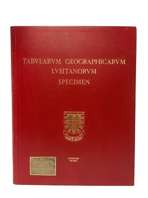 Lot 59 - 'Tabularum Geographicorum Lusitanorum Specimen' presentation volume celebrating the golden age of Portuguese maratime .