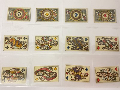 Lot 1053 - Deck of Karl Gerich Patience Indien No. 16 playing cards, based on a Grimaud pack of 1890, small size card, circa 1991, one of approximately 20 packs produced, with original box