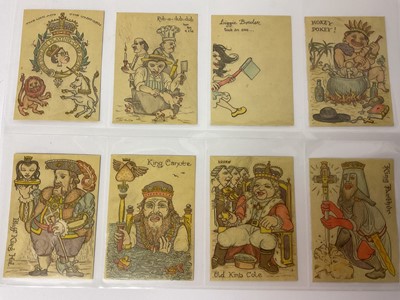 Lot 1058 - Complete deck of Karl Gerich transformation cards, produced to commemorate the 10th anniversary of The English Playing Card Society in 1994. On a nursery rhyme theme, produced in an edition of 7...