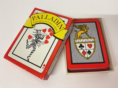 Lot 1062 - Complete deck of 52 Palladin transformation playing cards, 1983, reissue of the Laura Sutherland-Brown deck from 1977, standard bridge size version
