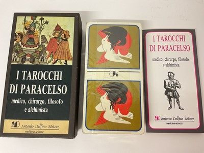 Lot 1077 - Complete deck of I Tarocchi di Paracelso cards, circa 1993, subtitled 'Medico, chirurgo, filosofo e alchemista' referring to the medical doctor and...