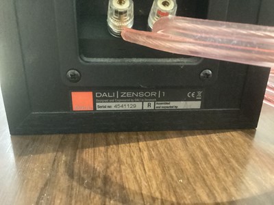 Lot 2326 - Pair of Dali Zensor 1 speakers (2)