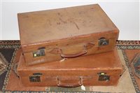 Lot 3118 - Vintage luggage - two early 20th century...